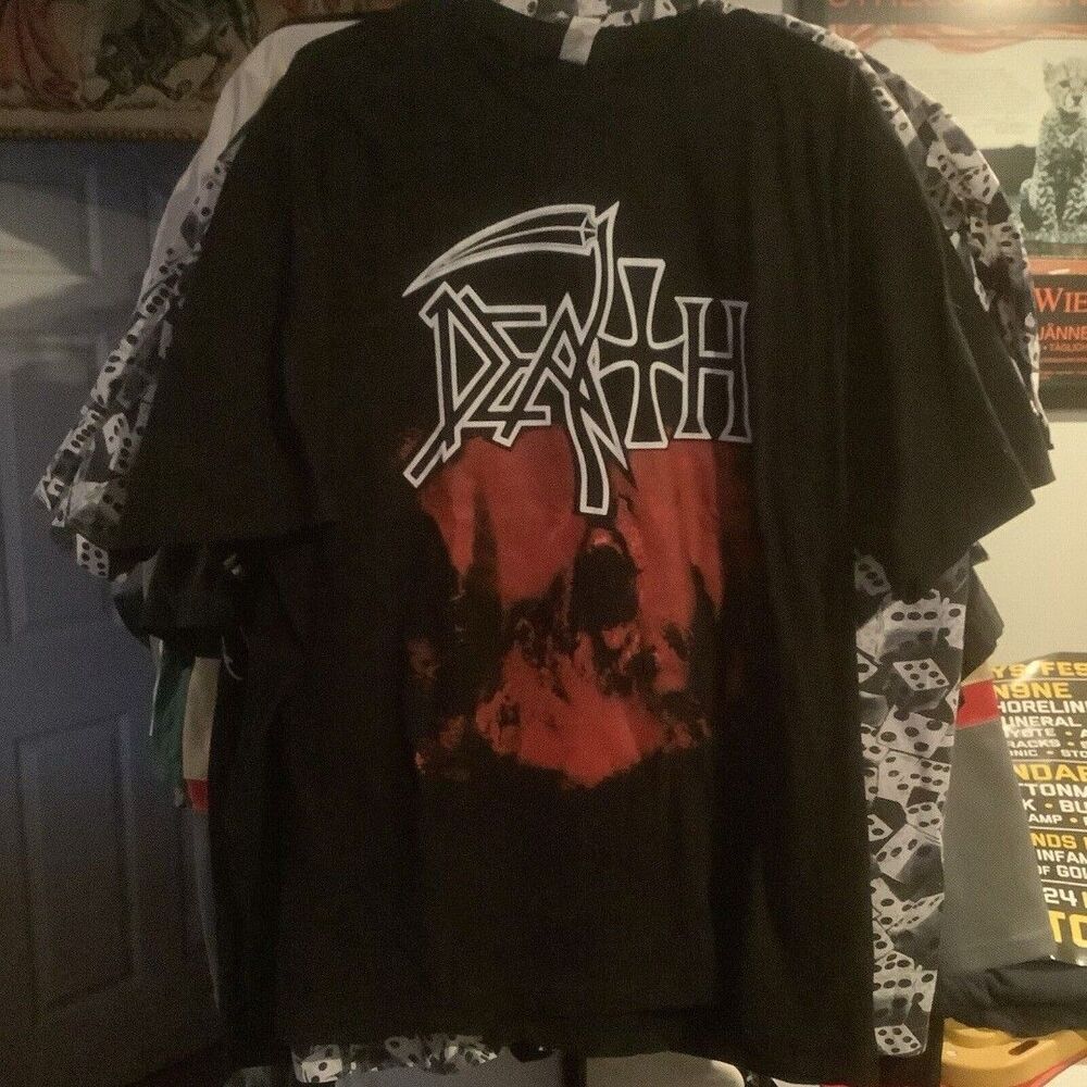 RARE DEATH “THE SOUND OF PERSEVERANCE” Men’s size Xs metal rock Band Tee